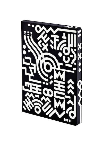 Nuuna Graphic A5 Metropolis Noktalı Defter 54761 Çok Renkli