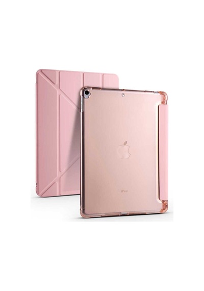 Apple Uyumlu iPad Pro 10.5 7.nesil Kılıf Zore Tri Folding Kalem Bölmeli Standlı Kılıf Kapaklı Kılıf