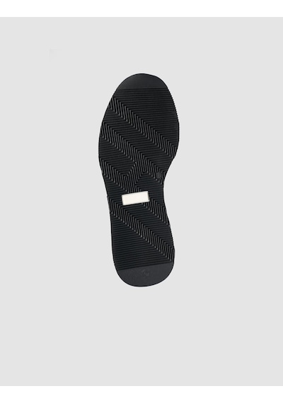 Cabani Hakiki Dana Deri Erkek Sneaker Light Tabanlı Konfor Ayakkabı Siyah