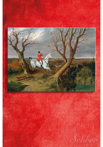 Yatay Kanvas Tablo Tekli Ev Kafe Ofis John Frederick Herring The Suffolk Hunt: Gone Away Eseri 2777
