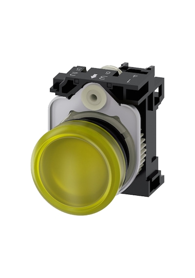 Siemens 3su1102-6aa30-1aa0 - 22mm Plastik 24vac/dc Sarı Komple Sinyal Lambası