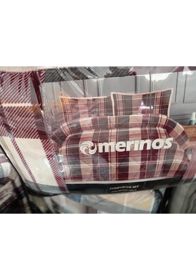 Comforter Çift Kişilik Yorgan Set / 220x240 / Çeyiz / Yorgan /set Bordo