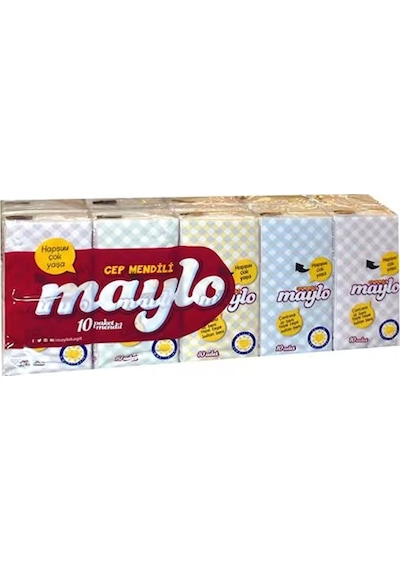 Maylo Cep Kağıt Mendil 2 x 10'lu