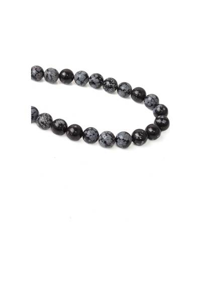 8 Mm Karlı Obsidyen Taşı Dizi Turuncu
