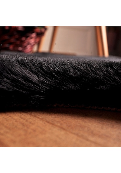Soft Peluş Re x  Tavşanı Postu Siyah