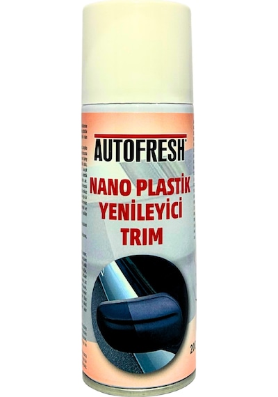 Oto Nano Plastik Yenileyici Trim Sprey Parlatıcı Onarıcı Kaplama Bez 200 Ml