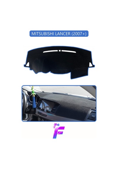 Mıtsubıshı Lancer 2007+ Araca Özel Torpido Örtüsü Kolay Montaj Güneşten Korur Koruma H53