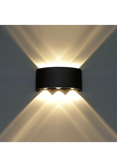He-006 Dekoratif Çift Taraf Duvar Aydınlatma Led Aplik Duvar Lambası Modern Aplik Iç Dış Mekan