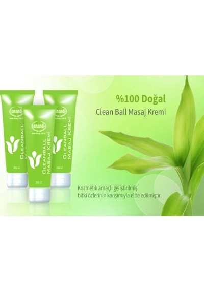 Ersağ Cleanball Clean Ball Masaj Kremi 200 ML