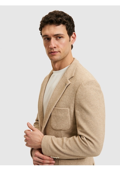 Cacharel Bej Slim Fit Spor Ceket