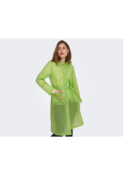 Only Onlacacie Rain Coat Otw Lime Punch Kadın Günlük Yağmurluk 15281181-LIME-PUNCH Yeşil
