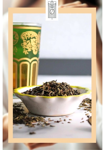 Premium Moroccan Mint Black Tea 50g, Fas Naneli Siyah Çay