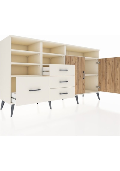 Hyperion Konsol 7 Raflı 4 Çekmeceli 2 Kapaklı 176x44x99 Aytaşı-ça Aytaşı-çam/aytaşı Hyperion Konsol 7 Raflı 4 Çekmeceli 2 Kapaklı 176x44x99 Aytaşı-ça Aytaşı-çam/aytaşı