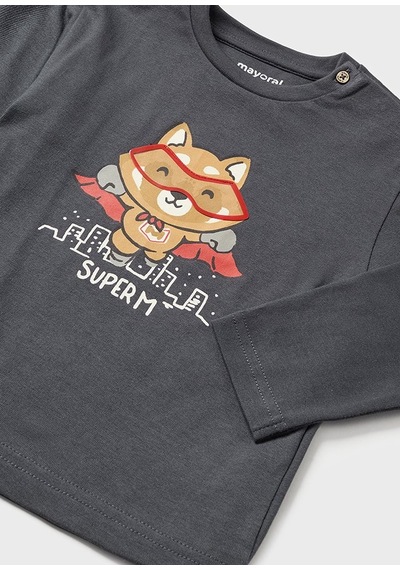 Mayoral Siyah Bebek Tshirt - Mayoral - Siyah - 36-ay - 2025-siyah-36-ay