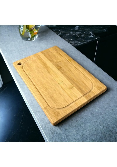 Bambu Kesme Tahtası Antibakteriel Yıkanabilir Doğrama Tahtası Dikdörtgen 32x22 Cm Orta Boy 172 Çok Renkli
