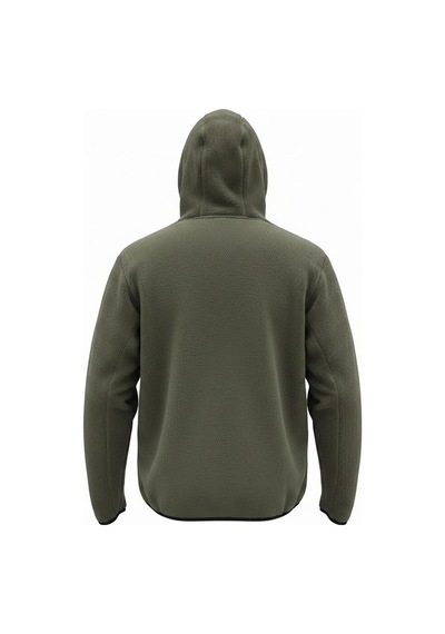 Superfly Kapüşonlu Yarım Fermuar Erkek Polar Sweatshirt Spf101222211632 Haki