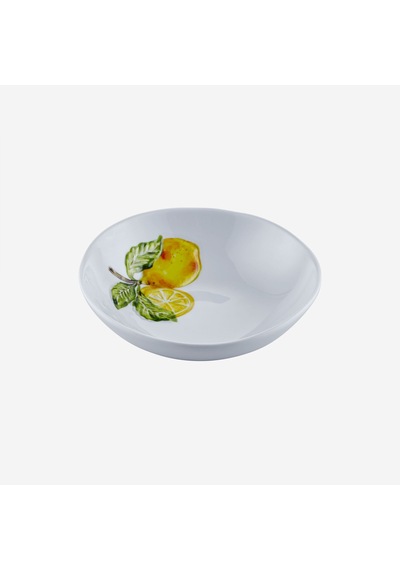 Beyaz Melamin Çukur Tabak 20 Cm