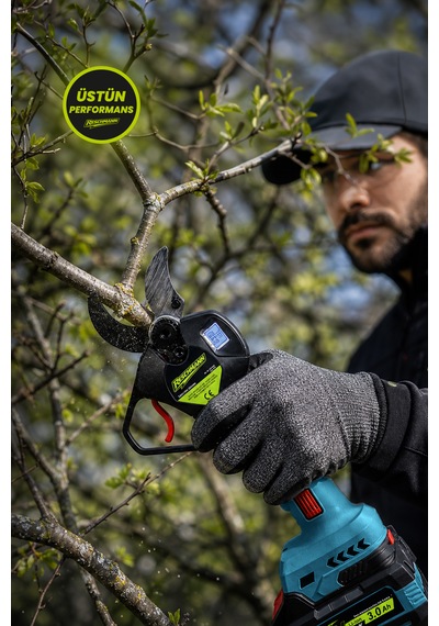 R-9908-9108 2'li Set Şarjlı Testere Ve Budama Makası 21v - 3.0 Ah - Dijital Göstergeli