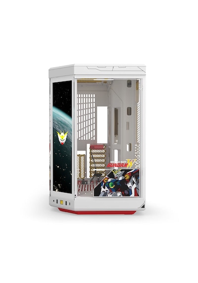 Hyte Y70 Touch Gundam Wing Temperli Cam Usb 3.2 E-atx Dual Chamber Mid Tower Dokunmatik Ekranlı Gaming Kasa Cs-hyte-y70ttı-gwıng