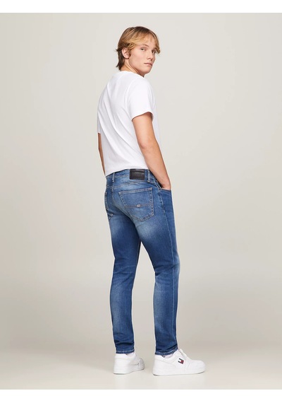 Tommy Hilfiger Erkek Slim Tapered Fit Jean Pantolon 4287254