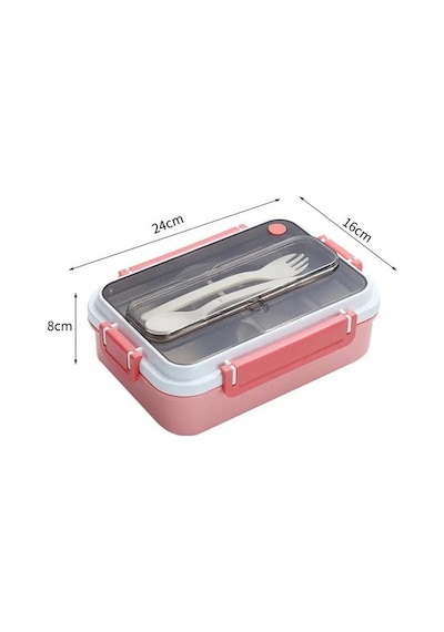 Vagonlife Lunch Box Sefer Tası Yemek Kabı Vagonlife Pembe Vgn528