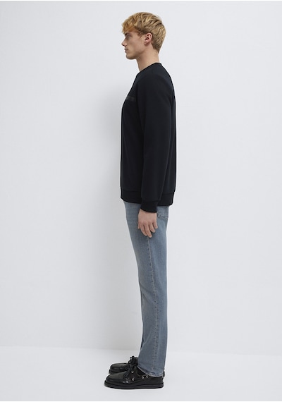 Mavi - Mavi Black Bisiklet Yaka Siyah Sweatshirt 0s10528-900 Siyah