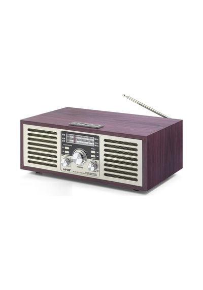 Bluetooth Nostaljik Hoparlör Fm 33 X 18 X 12.9 Cm Ns6686bt