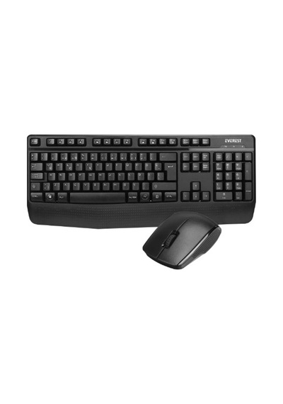 Everest Km-3335 Siyah Ikisi Bir Arada 2 İn 1 Kablosuz Q Multimedia Klavye + Mouse Set Diğer