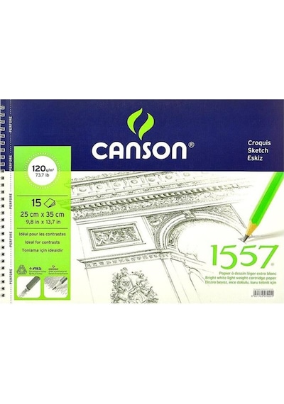 Canson Resim Ve Çizim Blok 120 Gr 25x35 15 Yp 1557