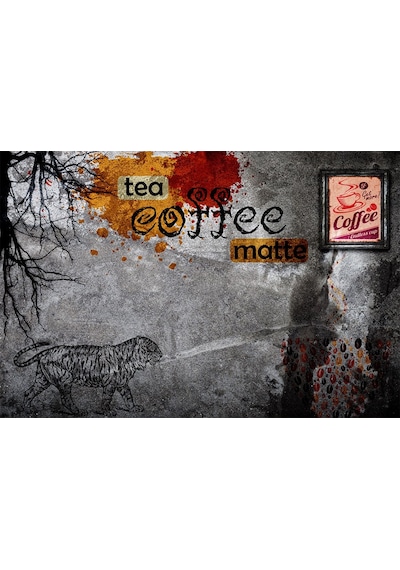 Coffee Kafeler İçin Özel Tasarım Duvar Kağıdı