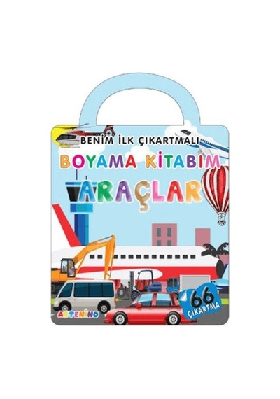 Benim İlk Çıkartmalı Boyama Kitabım - Araçlar