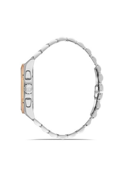 Wel2514m-7 Erkek Kol Saati Kronograf, Takvimli, Safir Cam, Rose & Gümüş, 5 Atm Su Geçirmez Rose Gold - Gümüş