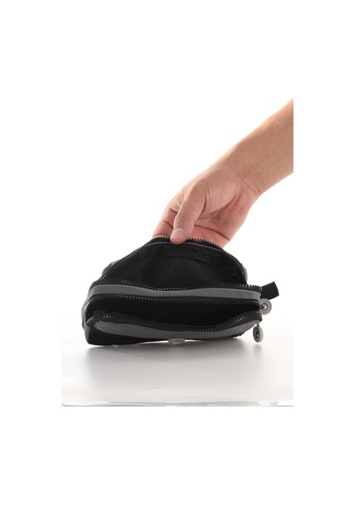 Rlx-123 İki Gözlü Kalemlik Kalem Kutusu Siyah Genel