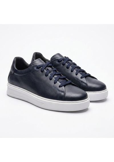Marcobranchını Bağcıklı Sade Model Düz Kalın Taban Erkek Sneaker Ayakkabı 614055m Lacivert Marcobranchını Bağcıklı Sade Model Düz Kalın Taban Erkek Sneaker Ayakkabı 614055m Lacivert