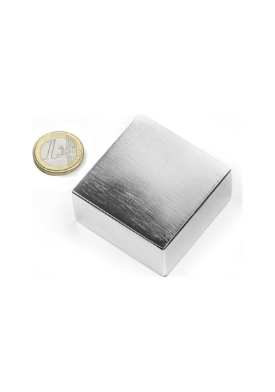 50Mm X En 50Mm X Kalınlık 25Mm Çok Güçlü Büyük Neodyum Mıknatıs