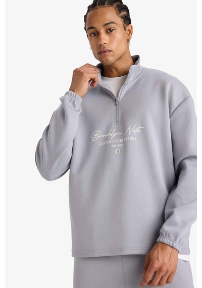 Defacto Defactofit Nba Brooklyn Nets Boxy Fit Dik Yaka Fermuarlı Sırt Baskılı Skuba Dalgıç Kumaş Sweatshirt E8764ax25augr445 Gri Defacto Defactofit Nba Brooklyn Nets Boxy Fit Dik Yaka Fermuarlı Sırt Baskılı Skuba Dalgıç Kumaş Sweatshirt E8764ax25augr445 Gri