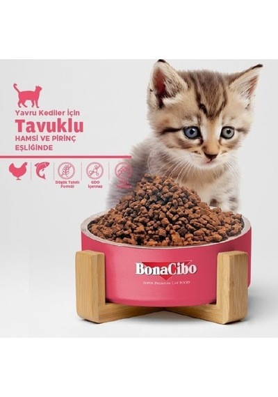 Tr Kitten Tavuklu Ve Hamsili Yavru Kedi Maması 1,5 Kg X 2 Adet