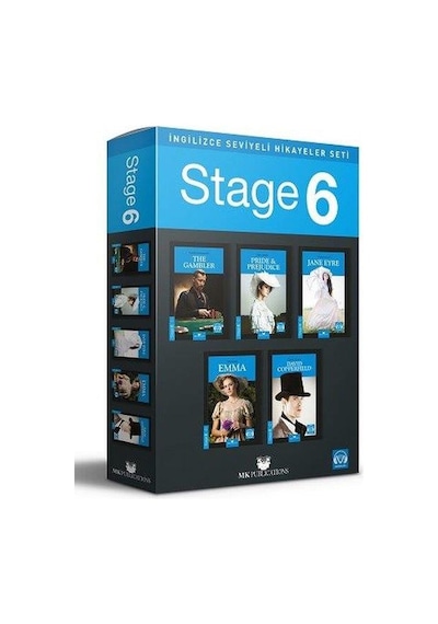 İngilizce Seviyeli Hikayeler Seti - Stage-6- MK Publications