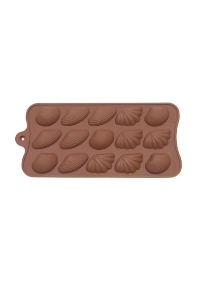 Silikon Yaprak Desenli Çikolata Kalıbı Goldcakes