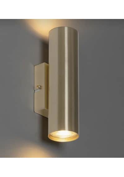 Mylights Demet Habek Panasonic Gunisigi Led Ampullü Çift Yonlu İnox Led Aplik Duvar Aplik Gece Lambası Gri - Gümüş