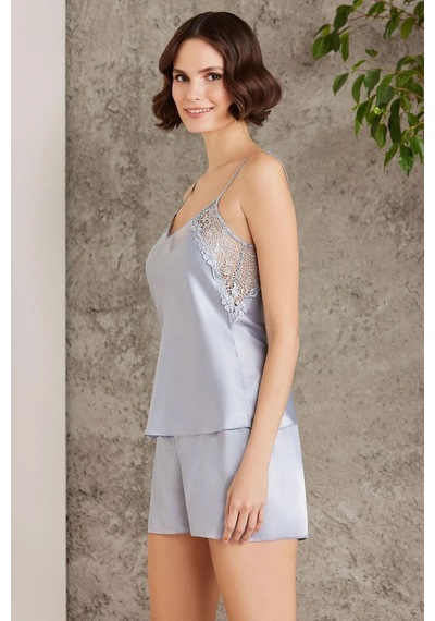 Pierre Cardin 6000 Kadın Dantelli Saten 6'lı Set-mist Mist