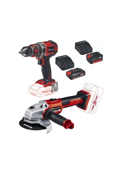 Einhell TE-CD 18/50 Li-i BL Axxio 125mm 2.5ah-4.0ah Kömürsüz Set