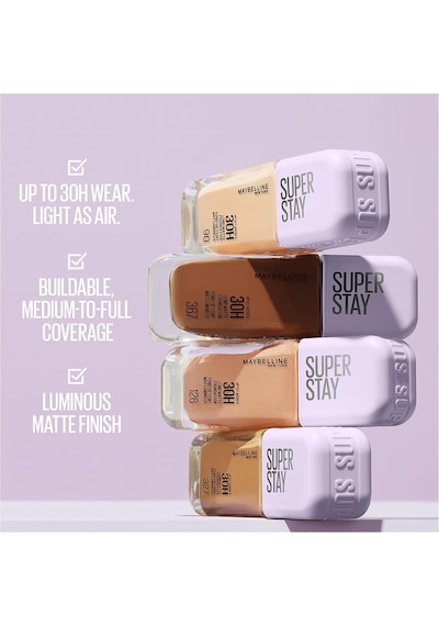 New York Super Stay Lumi Matte Fondöten - 126 Çok Renkli