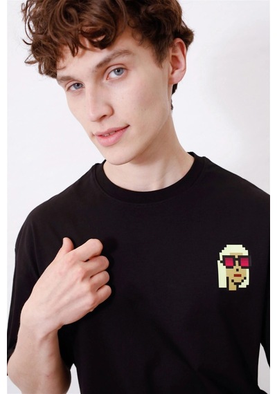 Startmore Unisex Fashionista Siyah Tshirt Siyah