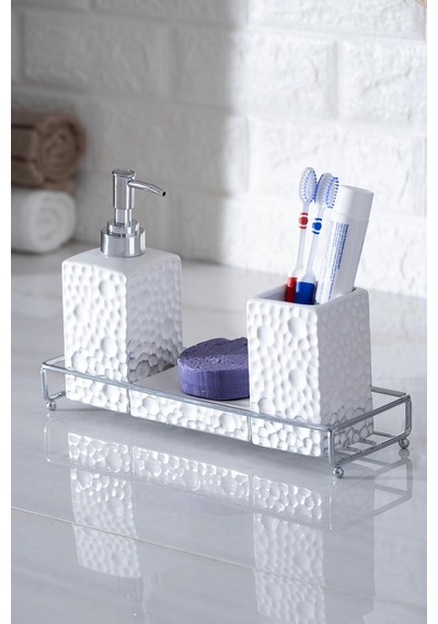 Acar Odeon 4 Parça Banyo Seti Renkli