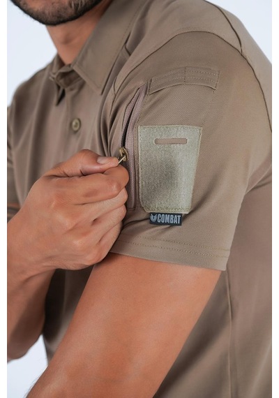 Combat Tactical T-shırt Tactıcal K.kol Pike - 802-961-bej Bej