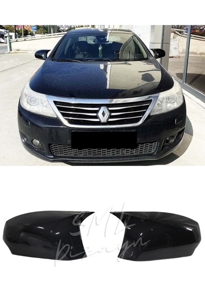 Renault Latitude 2010-2015 Batman-Yarasa Ayna Kapağı Piano Black