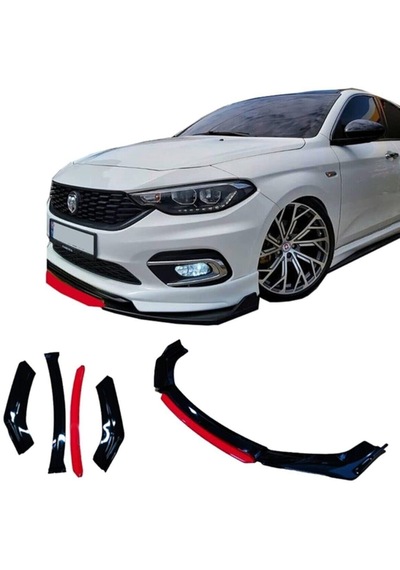 Fiat Egea Uyumlu Ön Lip 4 Parça Tampon Eki Fiat Egea Karlık Model Lip