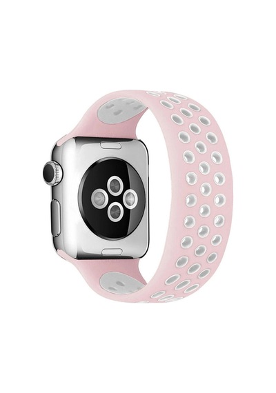 Apple Watch Uyumlu 38mm Ayarlı Delikli Silikon Kordon Saat Değildir