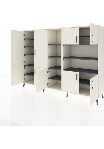 Hyperion Dolap 14 Raflı 9 Kapaklı 220x44x163 Aytaşı-aytaşı/antras Aytaşı-aytaşı/antrasit Hyperion Dolap 14 Raflı 9 Kapaklı 220x44x163 Aytaşı-aytaşı/antras Aytaşı-aytaşı/antrasit